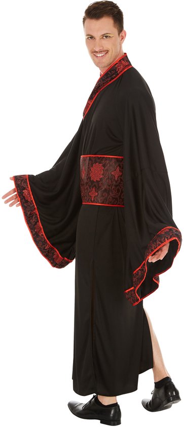 Dressforfun herenkostuum Aziaat L - verkleedkleding kostuum halloween verkleden feestkleding carnavalskleding carnaval feestkledij partykleding - 301042