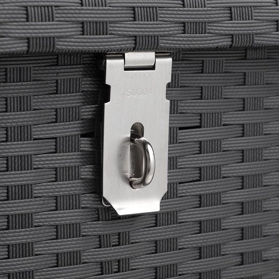 Casaria Opbergbox – Waterdicht – 150 x 77 x 73 cm – Zwart