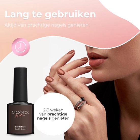 Moods Gellac 6-delige Set - Gellak Starterspakket - Gel Nagellak - 8ML - Subtle Luxe - Gellac - Nagels - Chique Kleuren - HEMA- & TPO-vrij