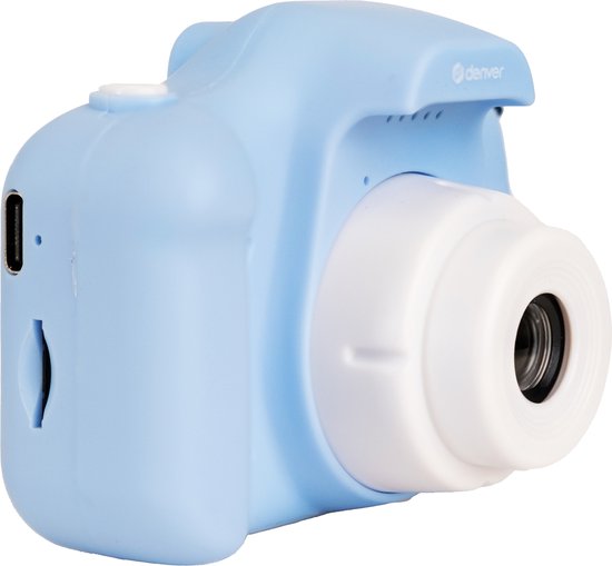 Denver Kindercamera Full HD - Selfie Camera - 40MP - Digitale Camera Kinderen - Foto en Video - Spelletjes - KCA1340 - Blauw
