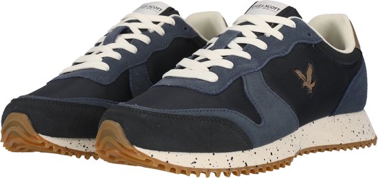 Lyle & Scott Leno Sneakers Laag - Blauw - Maat 43