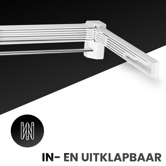 Vonia Wanddroogrek - Droogrek - Wasrek - Droogrek Muur - 4 m Drooglengte - 70 cm - Wit