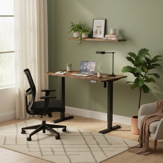 VDD - Bureau - Zit-sta werkplek - Elektrisch verstelbaar - 140x60x74-120 cm