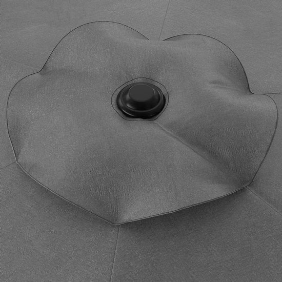 Kingsleeve Parasol Ø300cm - UV-bescherming 50+ Slinger - Antraciet