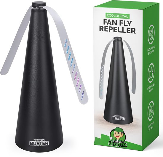VerminBuster Vliegenverjager voor op tafel - Ecologisch en veilig - Wespenverjager - Vliegenvanger - Vliegenval