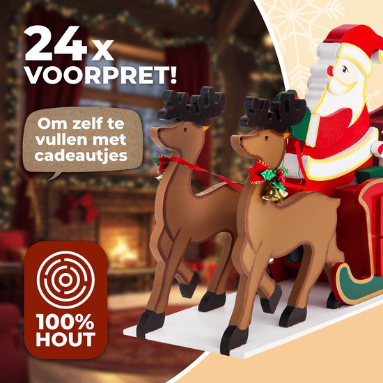 Spielwerk Herbruikbare Adventskalender – Slee 24 Deuren