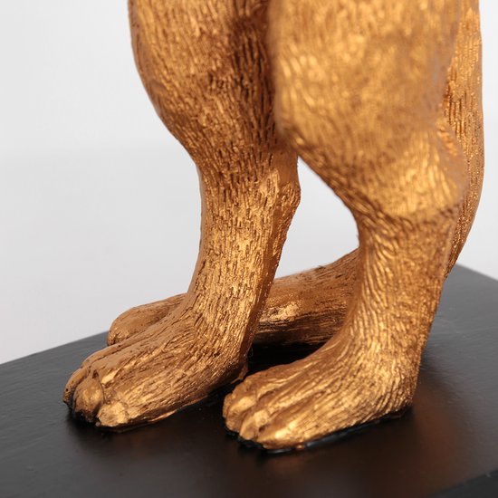 Anne Lighting - tafellamp - Animaux - zwart - kunststof metaal - losse armatuur - E27 - 3126ZW