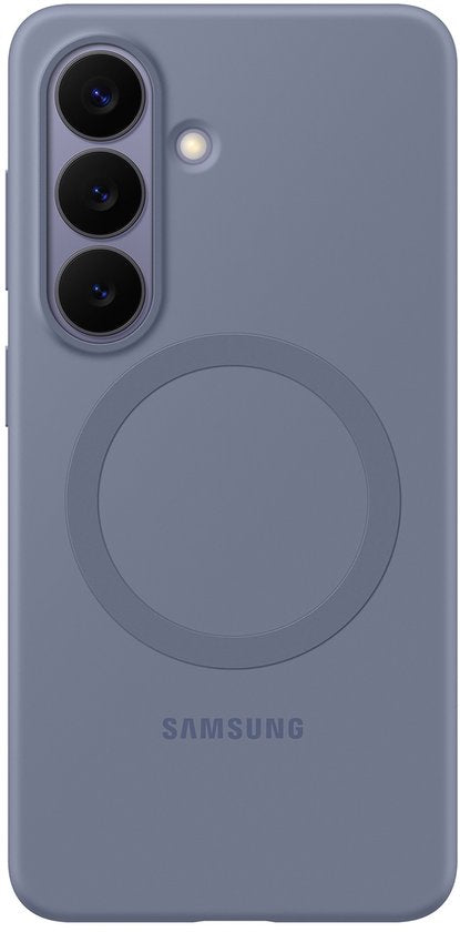 Samsung Galaxy S26 Hoesje - Silicone Magnet Case - Violetblauw