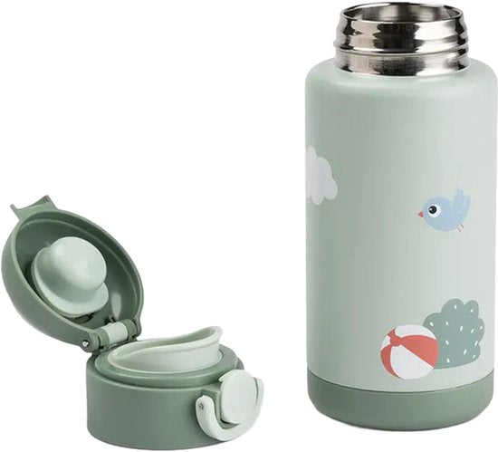 Done by Deer Thermo Fles - Playground - Groen - 340 ml