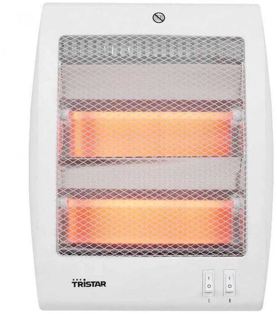 Tristar KA-5127 Elektrische Kachel - 2 standen - Laagwattage - Campingkachel 400-800 watt - Omvalbeveiliging