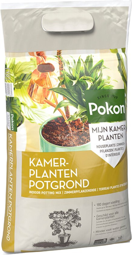 Pokon Kamerplanten Potgrond - 10l - Potgrond (kamerplant) - 6 maanden voeding