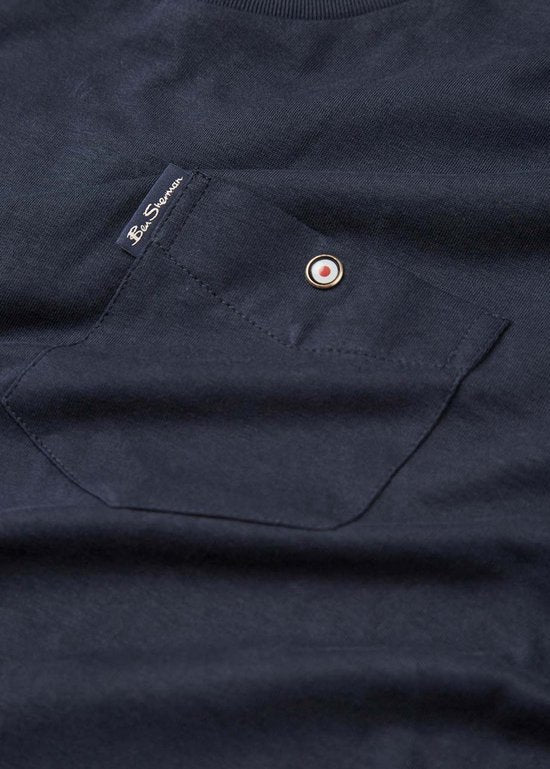 Ben Sherman Signature zak t-shirt - donker marineblauw - Maat S