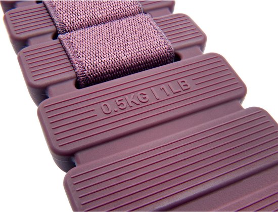 Adidas enkel- en polsgewichten set 0,5 kg roze