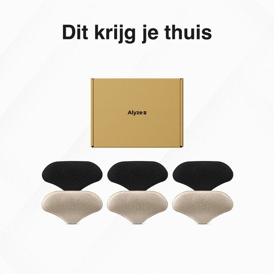 Hielbeschermers - 6 stuks - Hielkussen - Steunzolen - Antislip hielzool - Tegen blaren - Hakbeschermers - Hielkussentjes voor schoenen