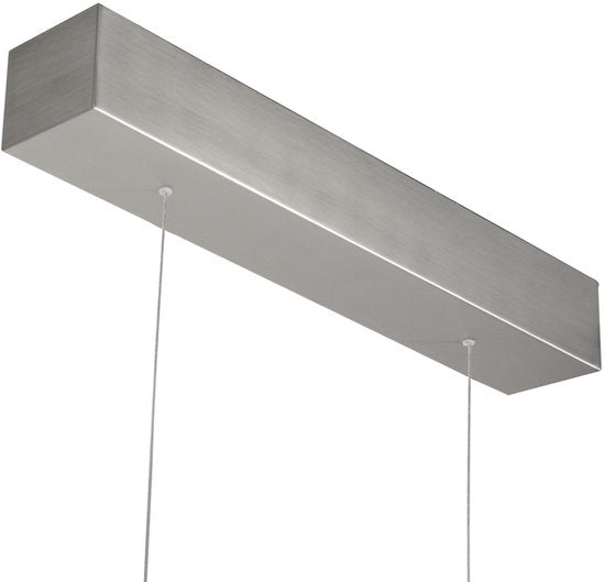 Steinhauer - Design Hanglamp Bande - Moderne Metaal Lamp met LED - In Hoogte Verstelbaar - Staal Kleur