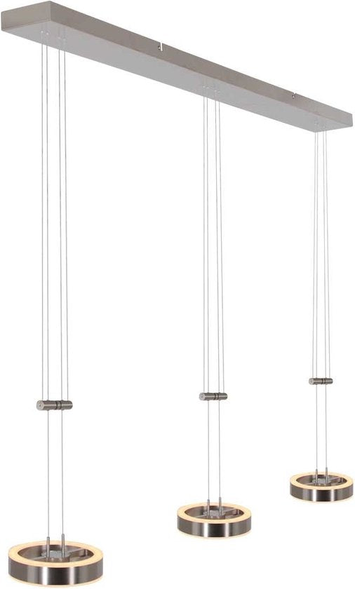 Steinhauer - hanglamp - Piola - staal - acryl metaal - design lamp - LED - 3501ST
