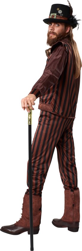 dressforfun - Steampunk gentleman XXL - verkleedkleding kostuum halloween verkleden feestkleding carnavalskleding carnaval feestkledij partykleding - 302344