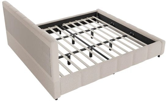 Gestoffeerd Bed Florence - 180x200cm - Beige