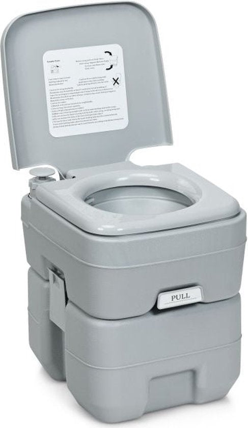 Coast Draagbaar Toilet – 20L – Afneembare Afvaltank – 42 x 36 x 43 cm