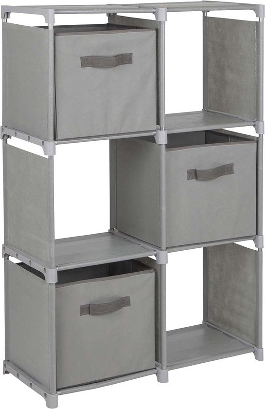 Bo-Camp - Vakkenkast - Multi-Use - 6 Vakken