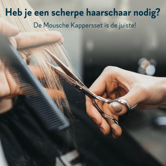 Volledige Kappersset - 5 Stuks - Kappersschaar Rechtshandig - Uitdunschaar Kapper - Hair Scissors - Coupeschaar - Haarschaar Set