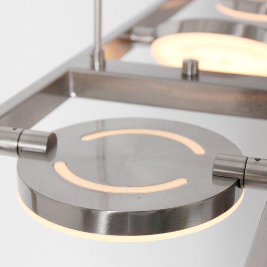 Hanglamp Soleil 3516ST Staal 4000 Lumen | Hoogte instelbaar | Steinhauer | Design en functioneel binnen verlichting