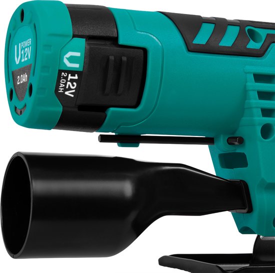 VONROC Accu Decoupeerzaag 12V - Incl. Accu, usb-c kabel en zaagbladen