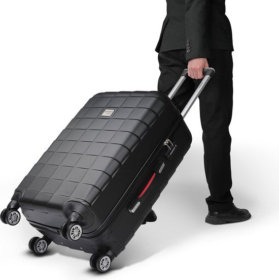 Monzana Exopack hardcase koffer zwart 67x44x28cm