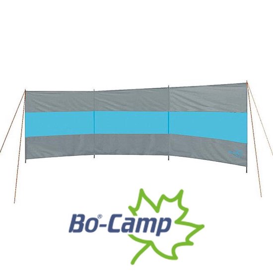 Bo-Camp - Windscherm - Brendan - 3 Vakken - Grijs/Blauw