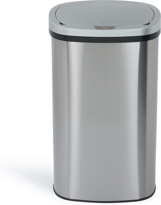 Umuzi Cleaning Prullenbak one touch 58L - zilver