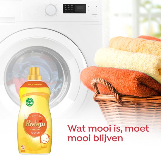 Robijn Klein & Krachtig Collections Color Zwitsal Vloeibaar Wasmiddel 34 wasbeurten