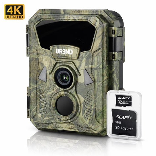 BREND BR-2248 Wildcamera met Nachtzicht 20 Meter - 48MP Beeld en 4K Video - IP66 - Bewegingssensor - 2 Inch Scherm - Inclusief 32GB SD-kaart