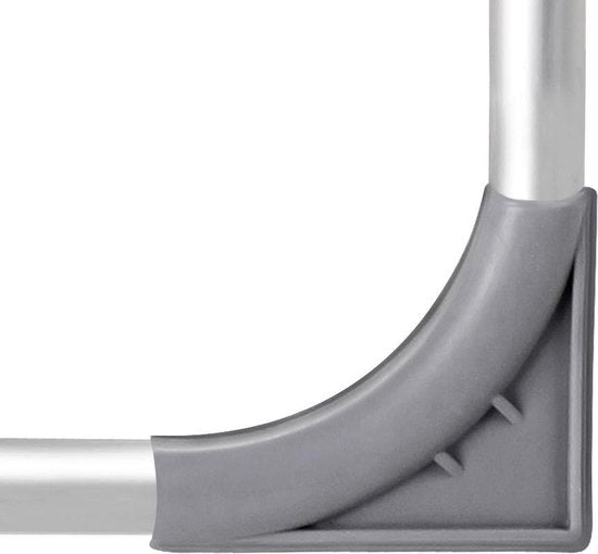 Casaria - Aluminium Tuinstoel 2 Stuks - 7-voudig Verstelbaar - Grijs