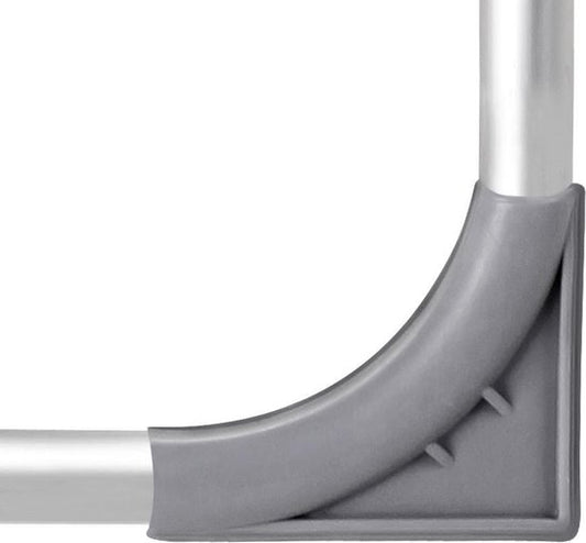 Casaria - Aluminium Tuinstoel 2 Stuks - 7-voudig Verstelbaar - Grijs