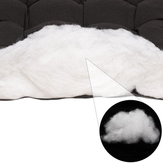 Bankkussen 110x45x8cm Viscose Binnen Buitenkussen Tuinkussen Zitkussen Crème