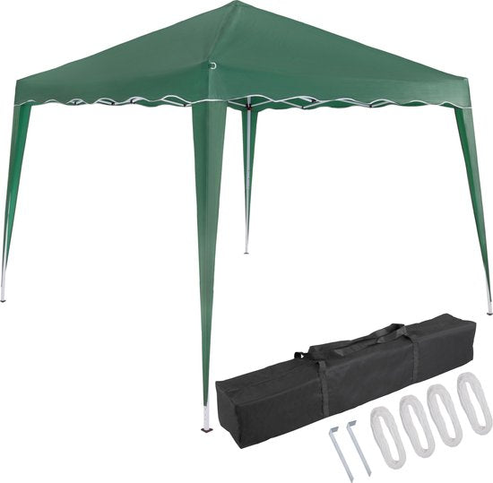 Casaria Partytent - Paviljoen - EasyUp - Opvouwbaar - Met draagtas - 300x300 cm - Groen
