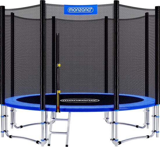 Monzana Trampoline 305cm - Incl. Veiligheidsnet & Ladder - Blauw