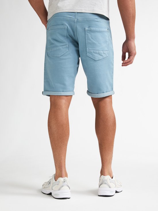 Petrol Denim Shorts - Heren - Marble Blue - Maat XL