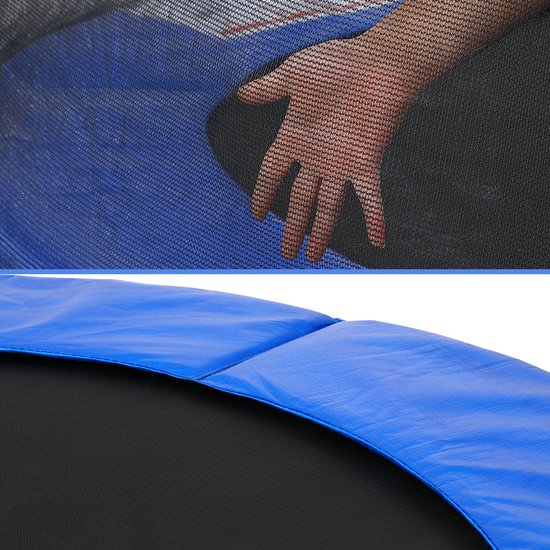 Monzana Trampoline - 366cm incl Veiligheidsnet Ladder Rand - Blauw