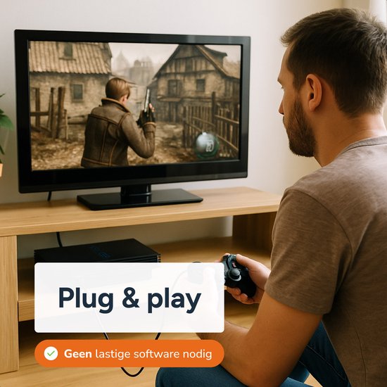 Scart naar HDMI Converter - Switch voor HDMI Adapter - TV Splitter - Ook voor Smart TV - Skoov