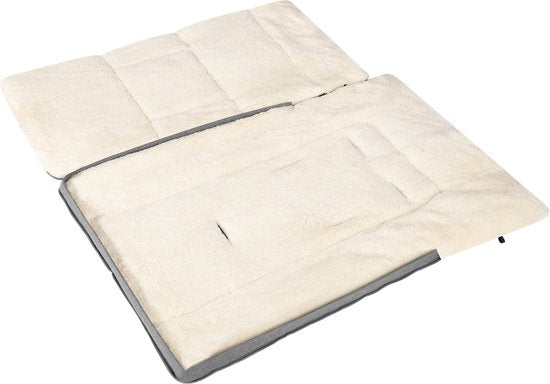 Monzana Baby Voetenzak – Ritssluiting Wasbaar 90x60cm - Grijs