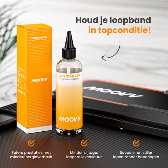 Moovv - Smeerolie voor Loopband - 120ml - 100% siliconenolie