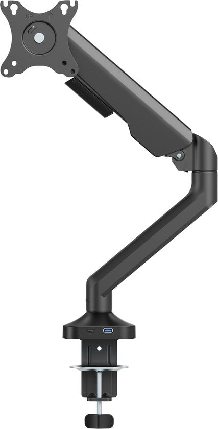 VDD Gaming - Monitorarm - Monitor Arm - Monitor Beugel - Scherm Beugel - In Hoogte Verstelbaar - Voor 1 Scherm - Ergonomisch Ontwerp - Zwart