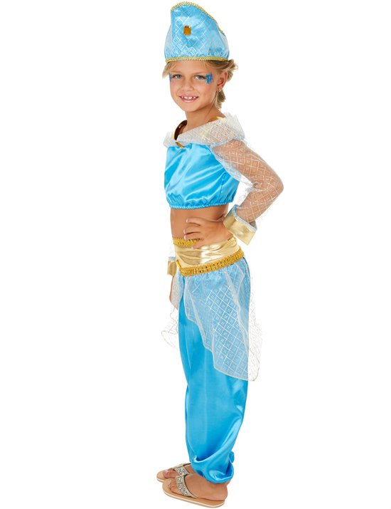 dressforfun - meisjeskostuum Oosterse prinses 164 (13-14y) - verkleedkleding kostuum halloween verkleden feestkleding carnavalskleding carnaval feestkledij partykleding - 300972