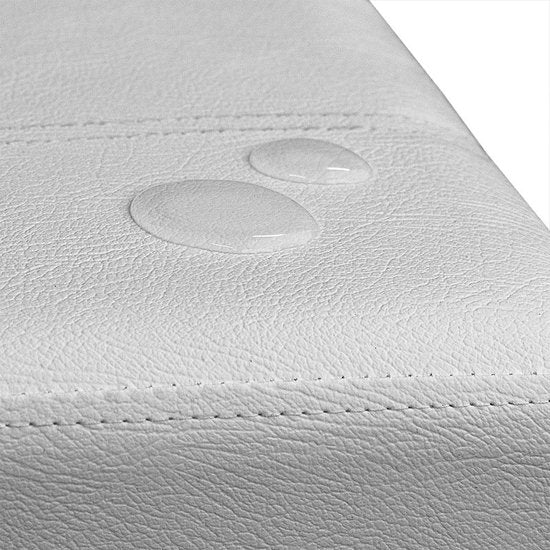 Casaria Zitbank met Opbergruimte \\u2013 115x40x40cm Kunstleer 131L - Wit