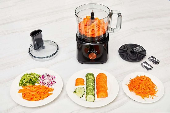 Buccan – Keukenmachine – 8in1 multifunctionele keukenmachine – Rose goud