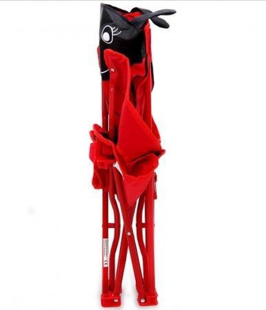 Kinder Tuinstoel - Opvouwbaar - Set van 2 stuks - Rood