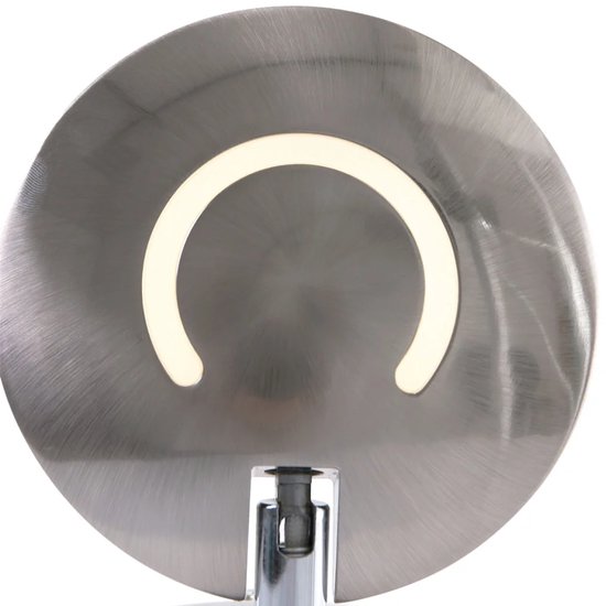 Steinhauer Zenith LED - Wandlamp Modern - Staal - H:12cm - Ø:12cm - Universeel - Voor Binnen - Metaal - Wandlampen - Slaapkamer - Woonkamer