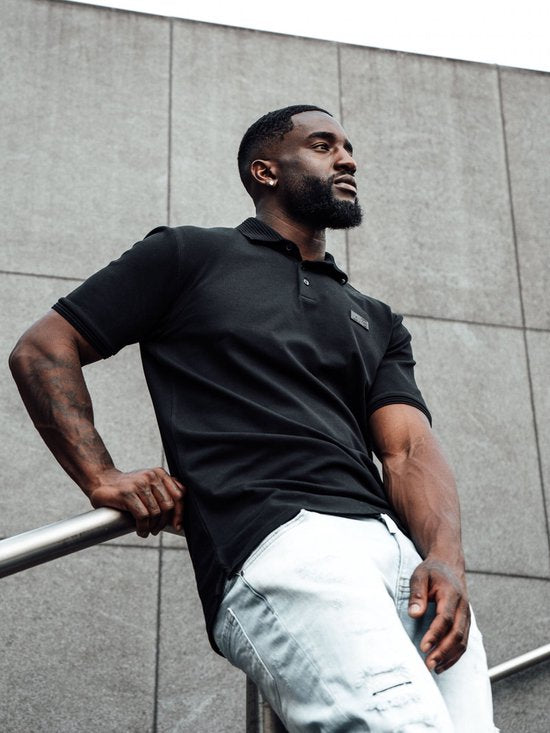AB Lifestyle - Regular Polo | Jet Black - Heren - Maat: XS