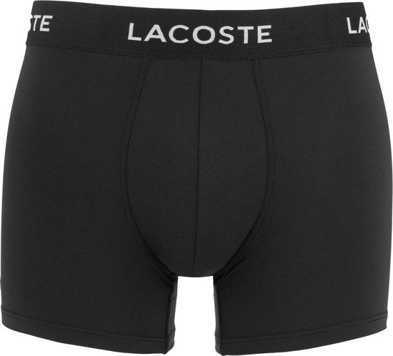 Lacoste Boxershorts Heren Microfiber Zwart 3-Pack - Maat L